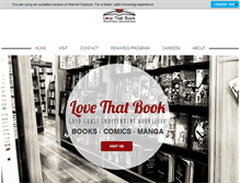 Tablet Screenshot of lovethatbook.com.au